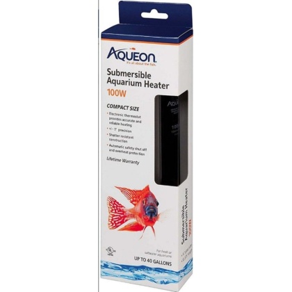 Aqueon Submersible Aquarium Heater - 100 Watt